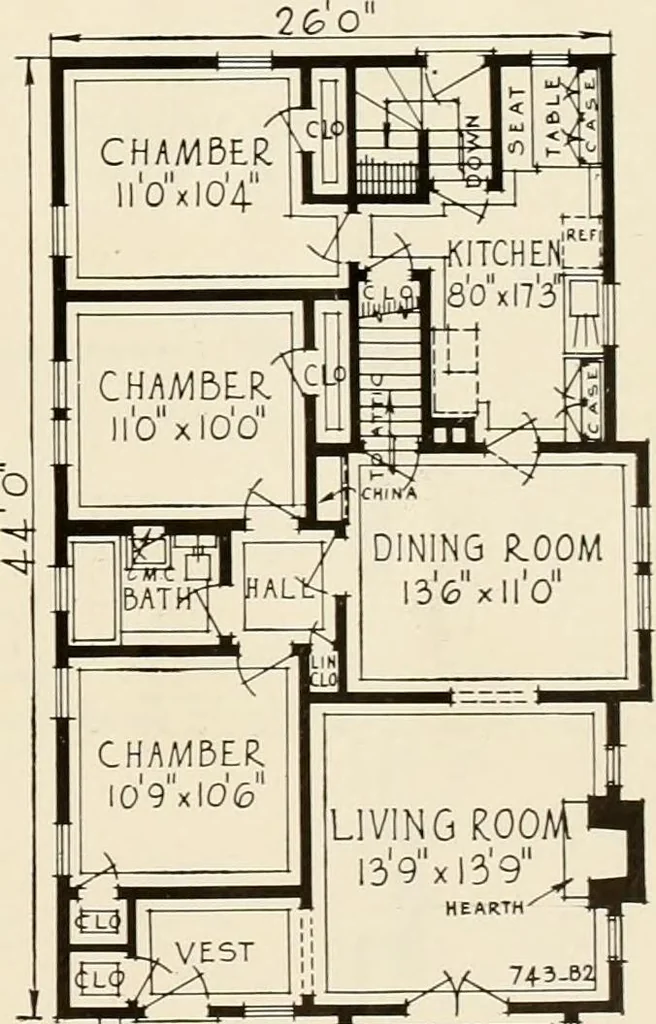 An illustration from Modern homes., 1920, leaf 22