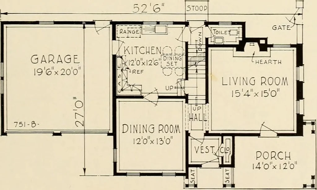 An illustration from Modern homes., 1920, leaf 26