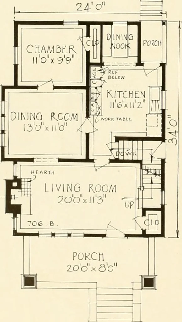 An illustration from Modern homes., 1920, leaf 27