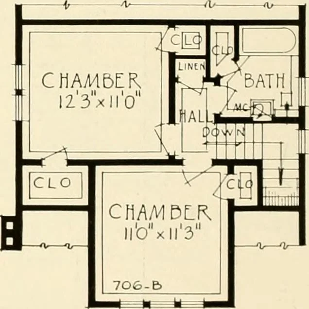 An illustration from Modern homes., 1920, leaf 27