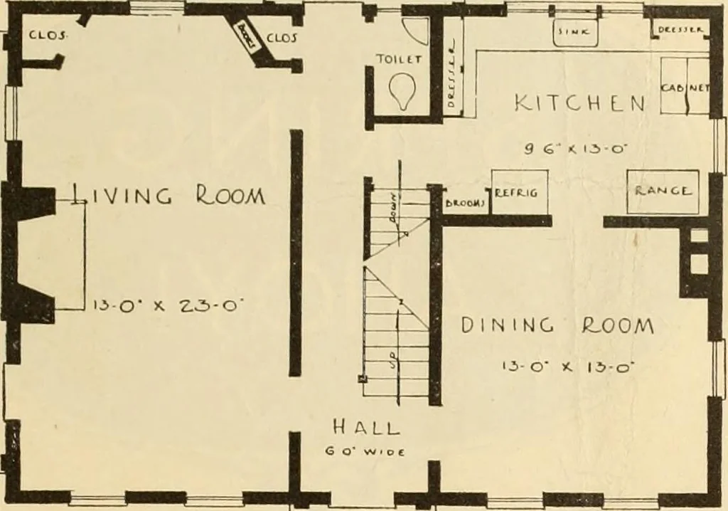An illustration from Modern homes., 1920, leaf 32