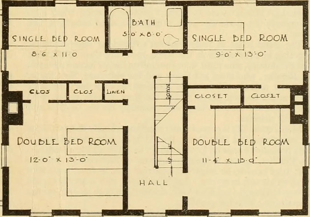 An illustration from Modern homes., 1920, leaf 32