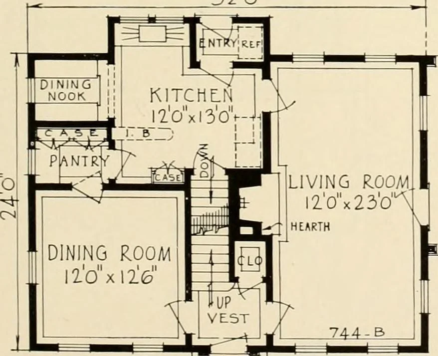 An illustration from Modern homes., 1920, leaf 34