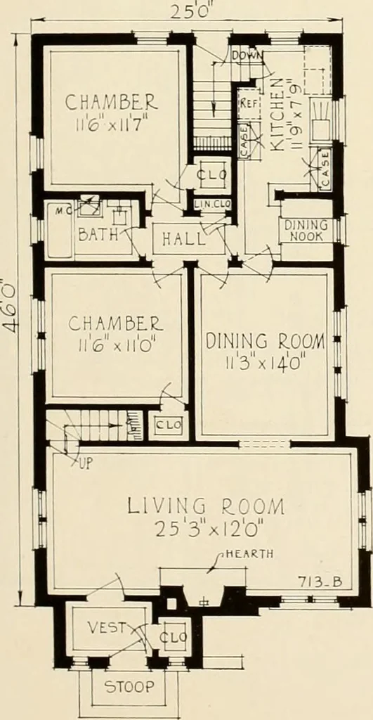 An illustration from Modern homes., 1920, leaf 36