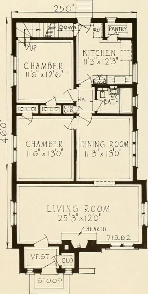 An illustration from Modern homes., 1920, leaf 36