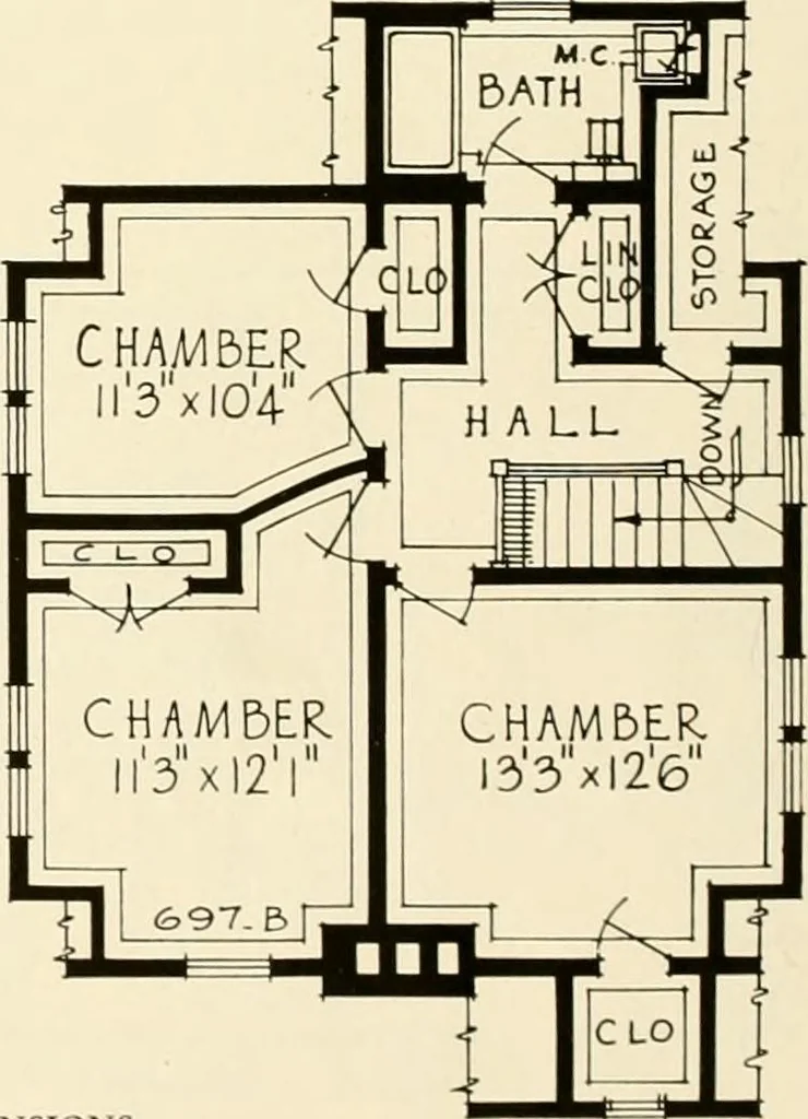 An illustration from Modern homes., 1920, leaf 39