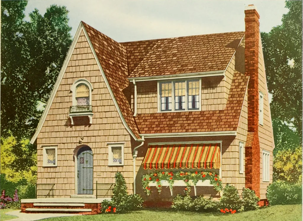 An illustration from Modern homes., 1920, leaf 40