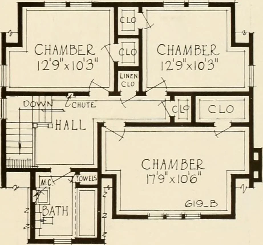 An illustration from Modern homes., 1920, leaf 40