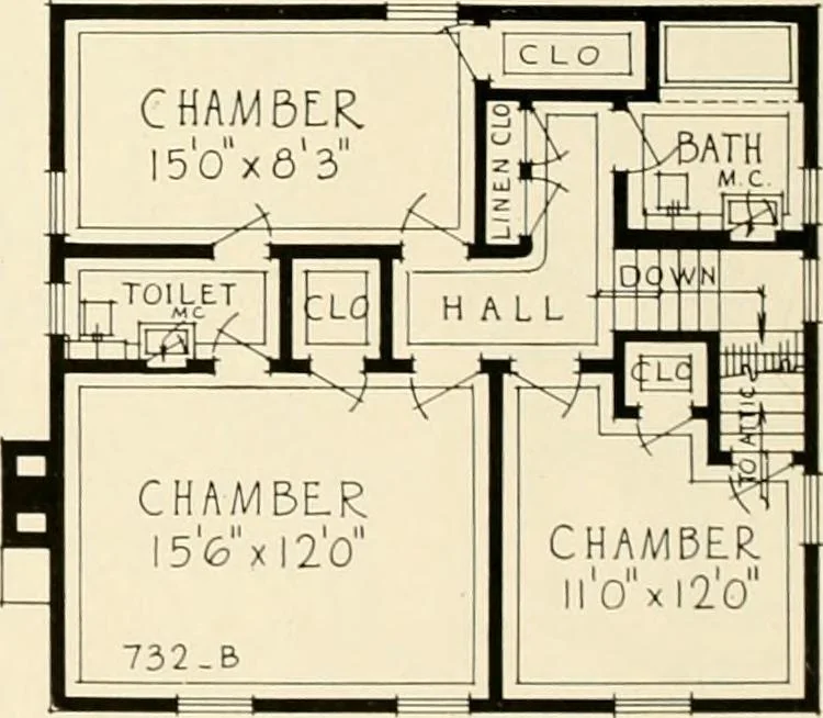 An illustration from Modern homes., 1920, leaf 41