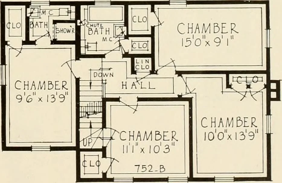 An illustration from Modern homes., 1920, leaf 42