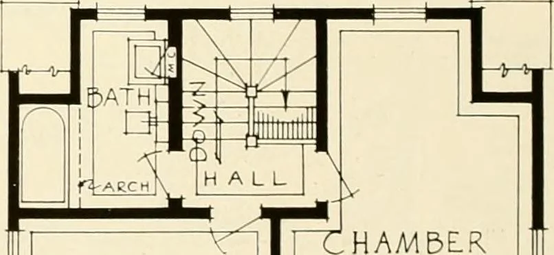 An illustration from Modern homes., 1920, leaf 43
