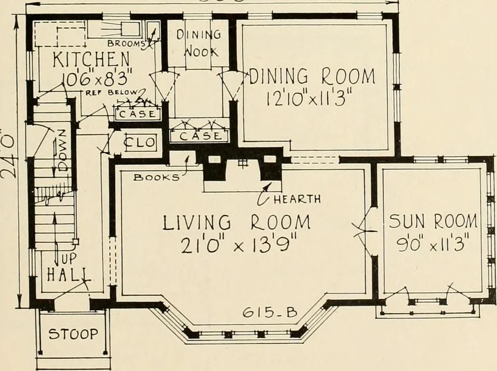 An illustration from Modern homes., 1920, leaf 44
