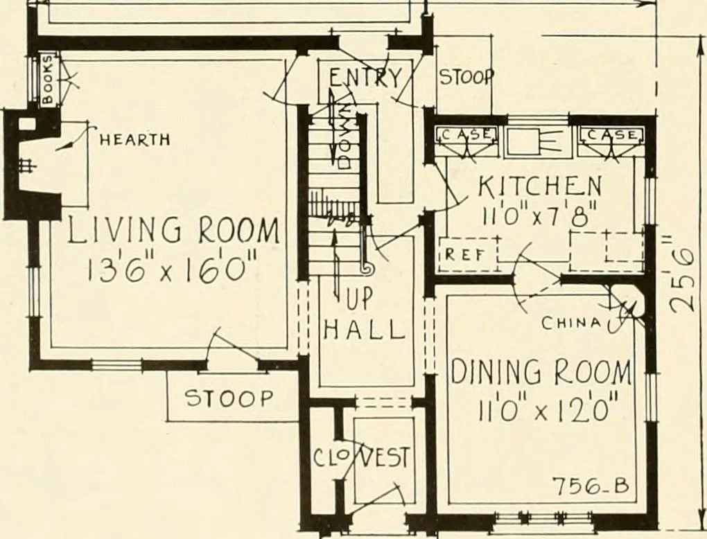 An illustration from Modern homes., 1920, leaf 45