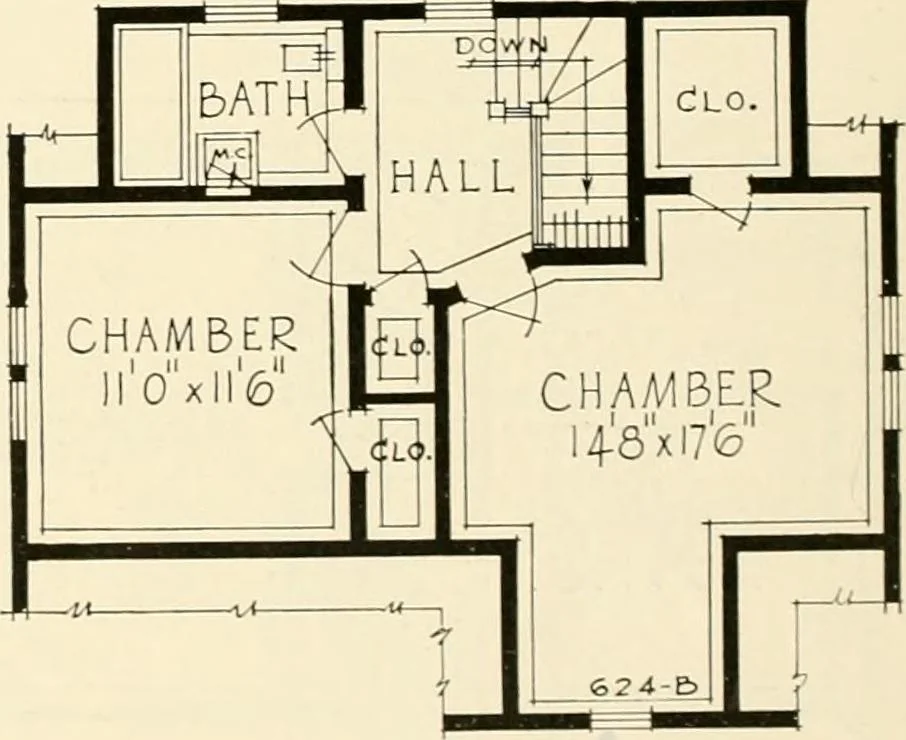 An illustration from Modern homes., 1920, leaf 47
