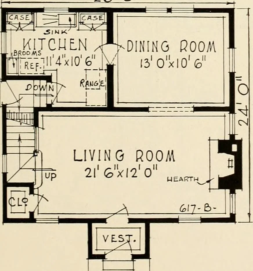 An illustration from Modern homes., 1920, leaf 48