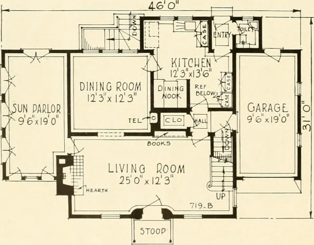An illustration from Modern homes., 1920, leaf 51
