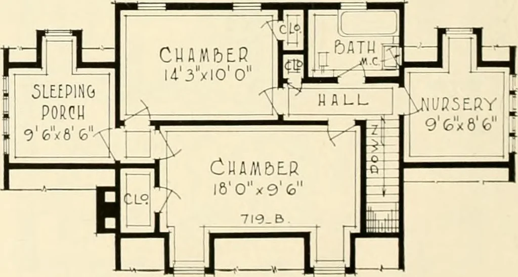 An illustration from Modern homes., 1920, leaf 51