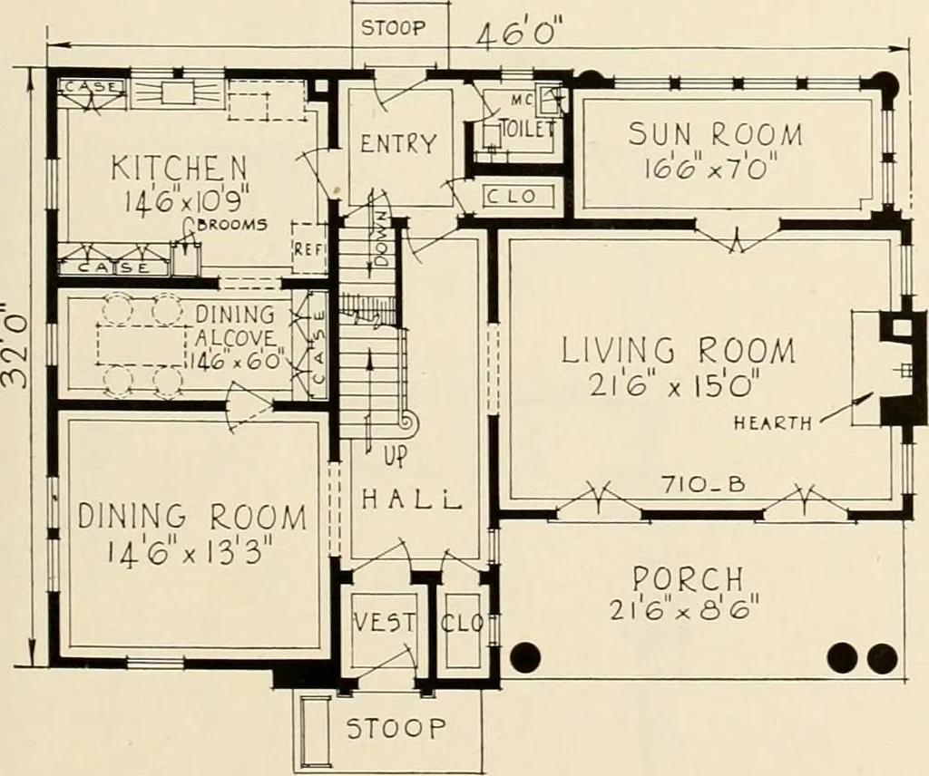 An illustration from Modern homes., 1920, leaf 52