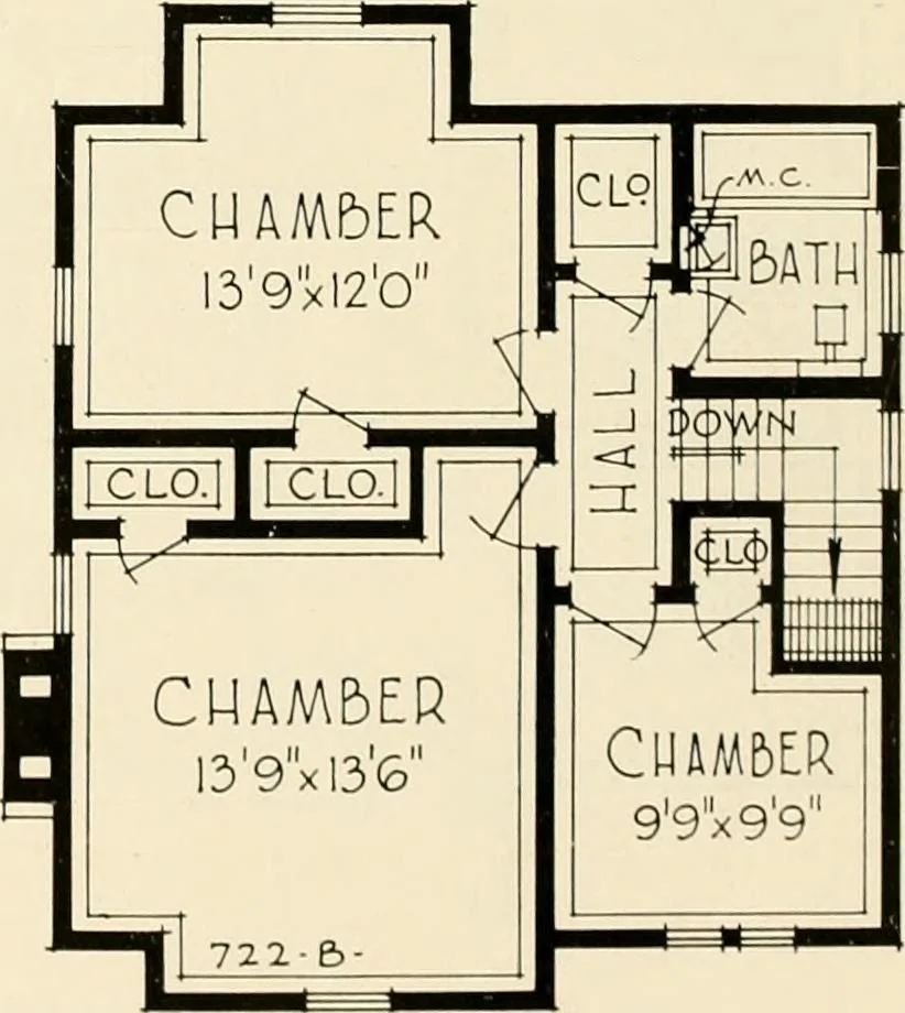 An illustration from Modern homes., 1920, leaf 53