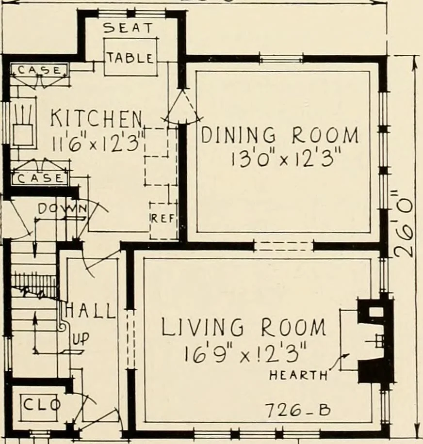 An illustration from Modern homes., 1920, leaf 54