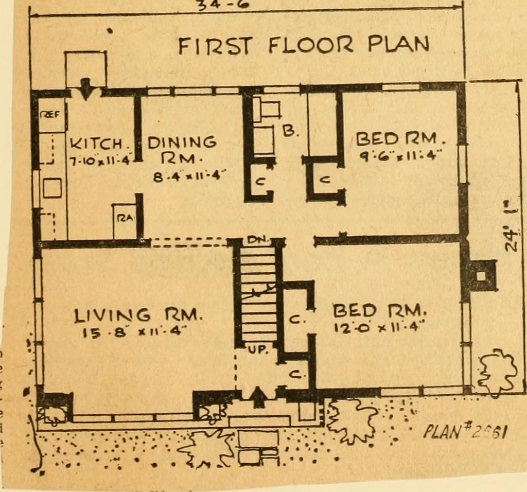 An illustration from Modern homes., 1920, leaf 56