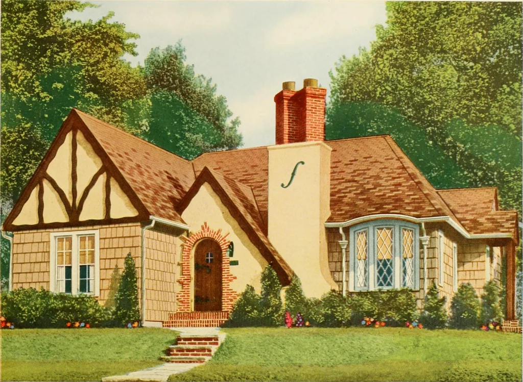 An illustration from Modern homes., 1920, leaf 58