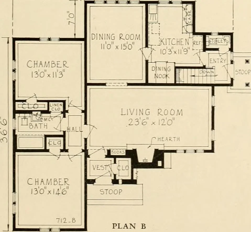 An illustration from Modern homes., 1920, leaf 58