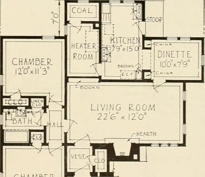 An illustration from Modern homes., 1920, leaf 58