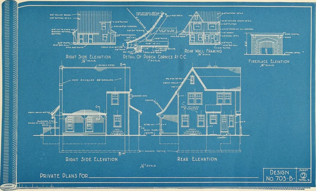 An illustration from Modern homes., 1920, leaf 6