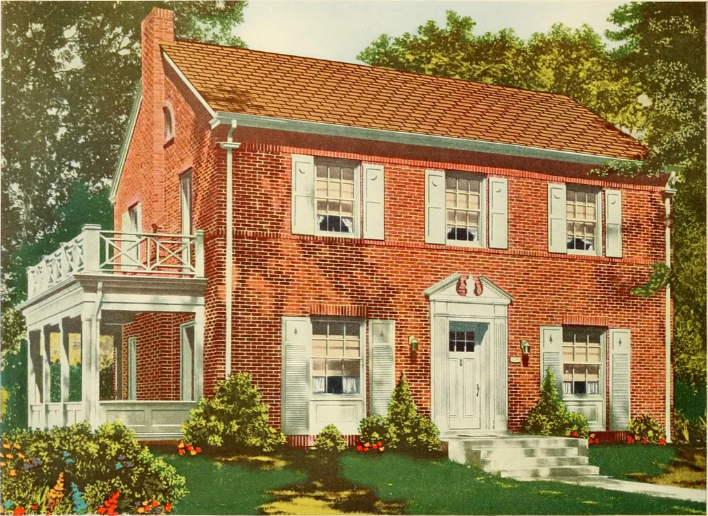 An illustration from Modern homes., 1920, leaf 61