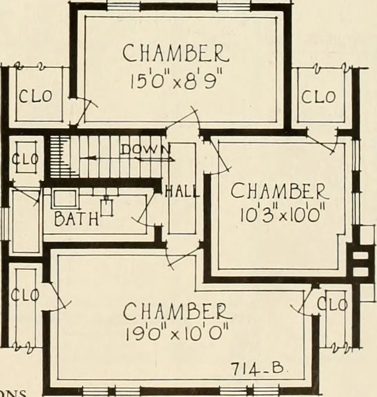 An illustration from Modern homes., 1920, leaf 62