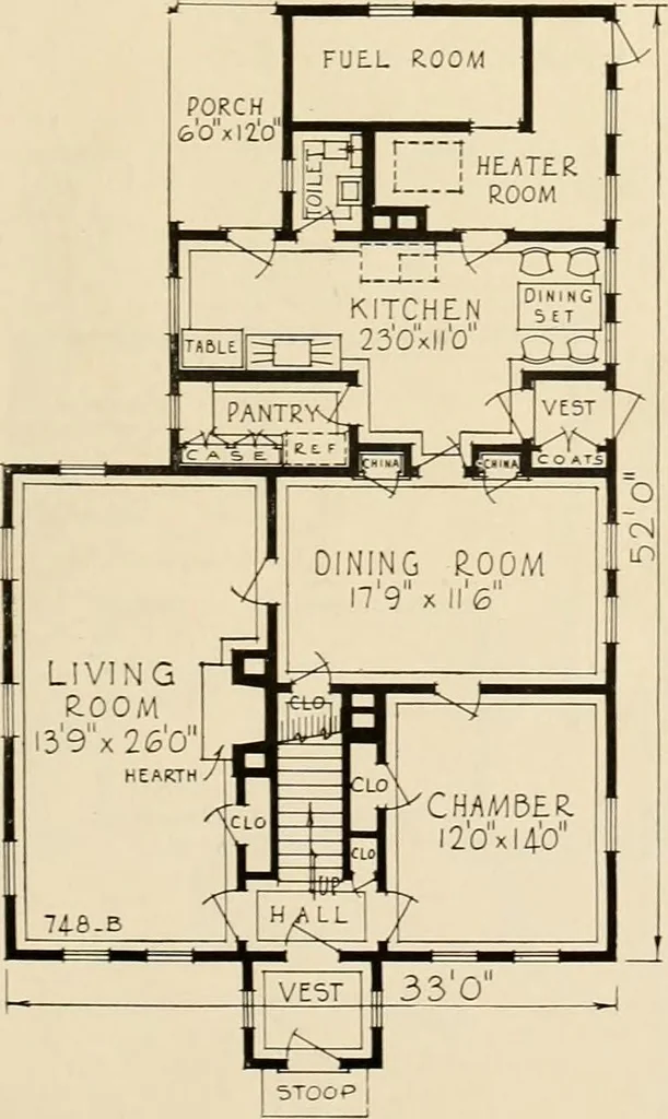 An illustration from Modern homes., 1920, leaf 68
