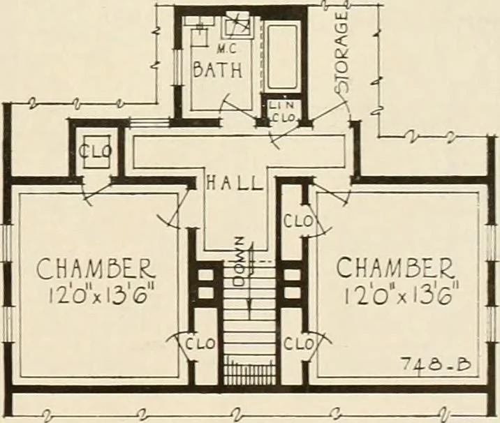 An illustration from Modern homes., 1920, leaf 68