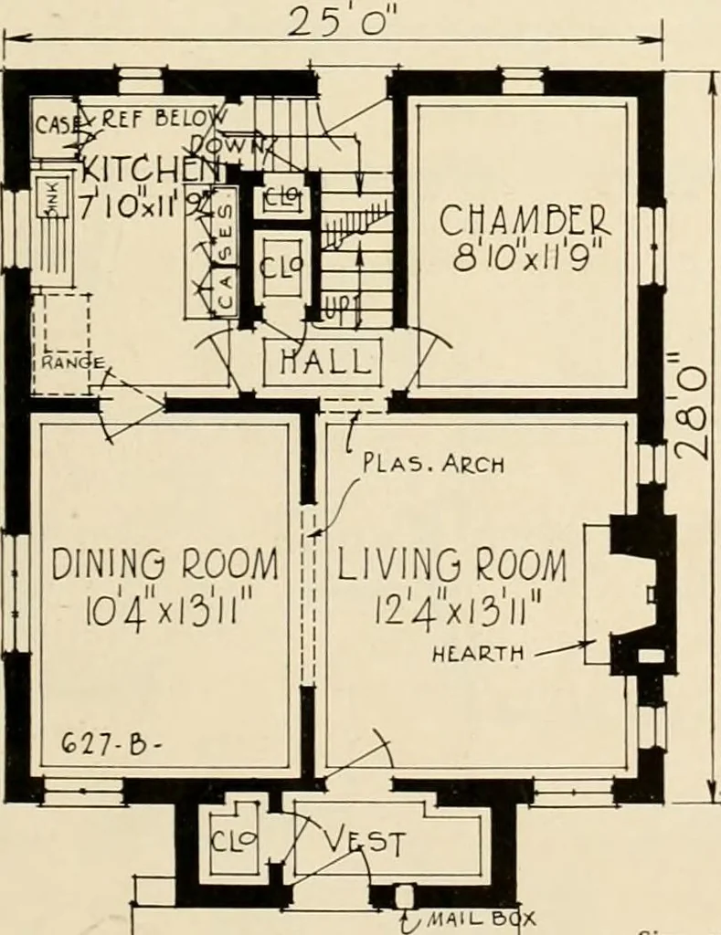An illustration from Modern homes., 1920, leaf 70