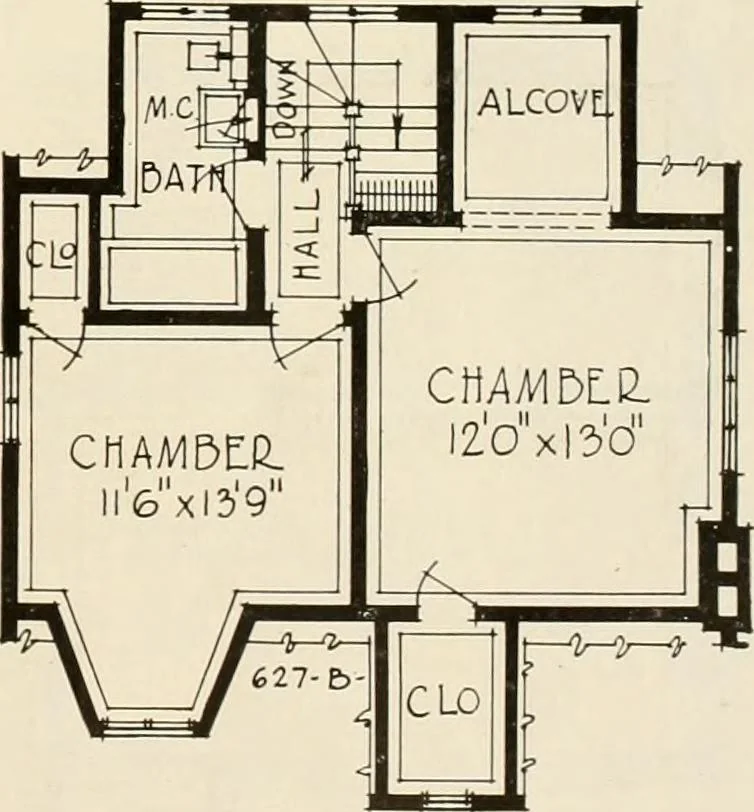 An illustration from Modern homes., 1920, leaf 70
