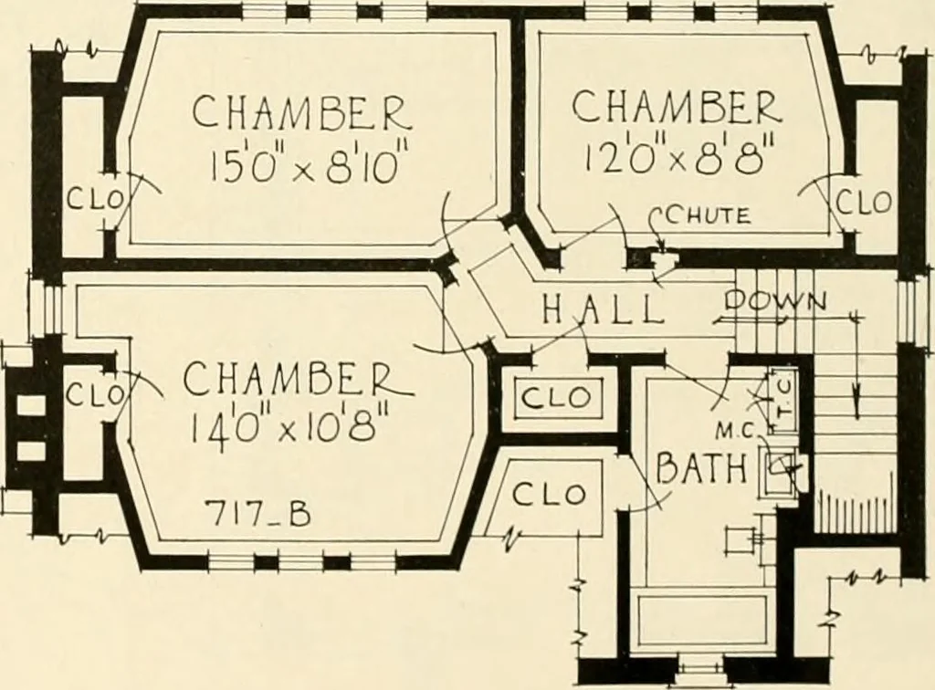 An illustration from Modern homes., 1920, leaf 71