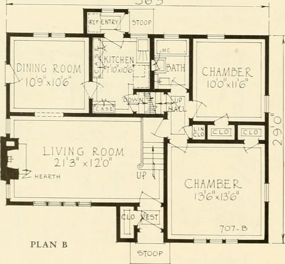 An illustration from Modern homes., 1920, leaf 75