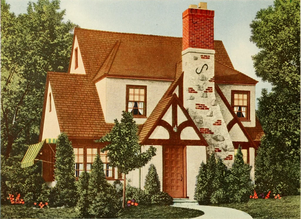 An illustration from Modern homes., 1920, leaf 79
