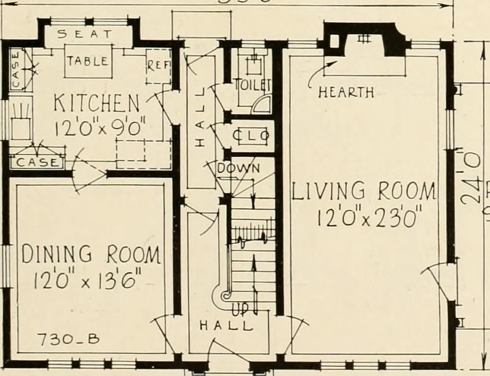 An illustration from Modern homes., 1920, leaf 80