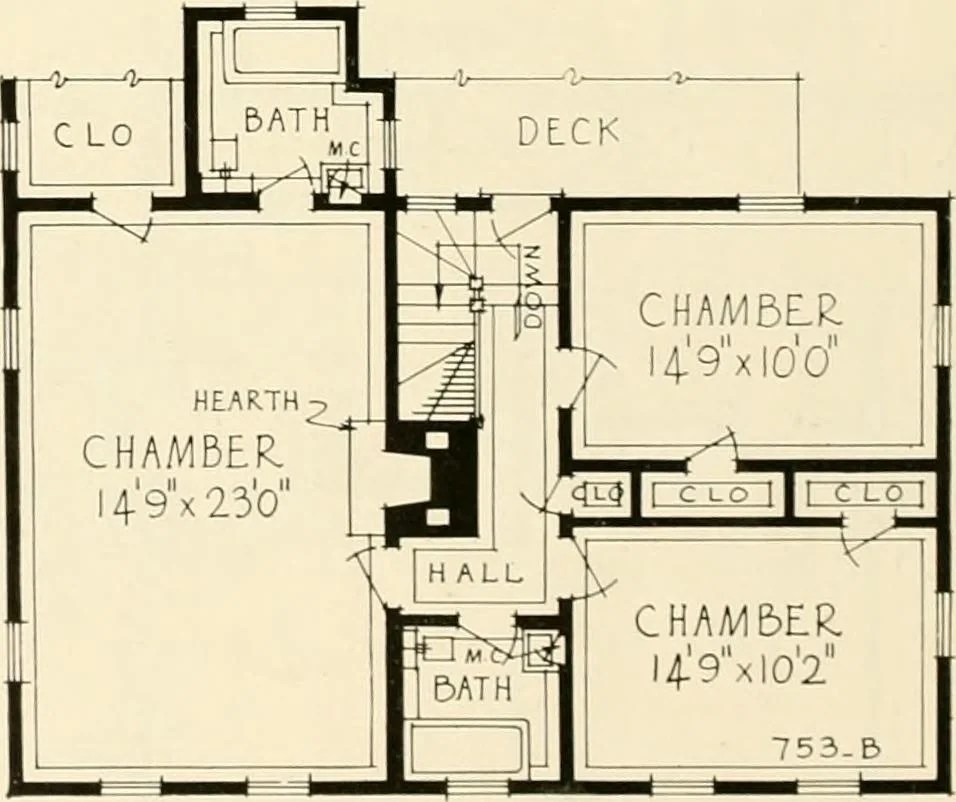 An illustration from Modern homes., 1920, leaf 83