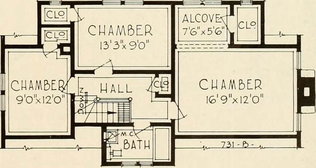 An illustration from Modern homes., 1920, leaf 86