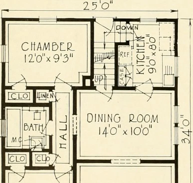 An illustration from Modern homes., 1920, leaf 87
