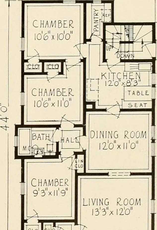 An illustration from Modern homes., 1920, leaf 88