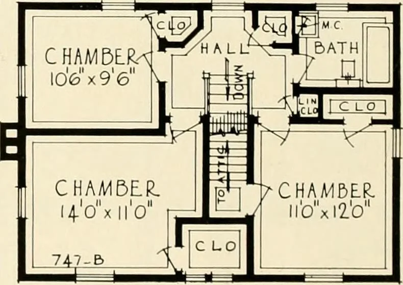 An illustration from Modern homes., 1920, leaf 89