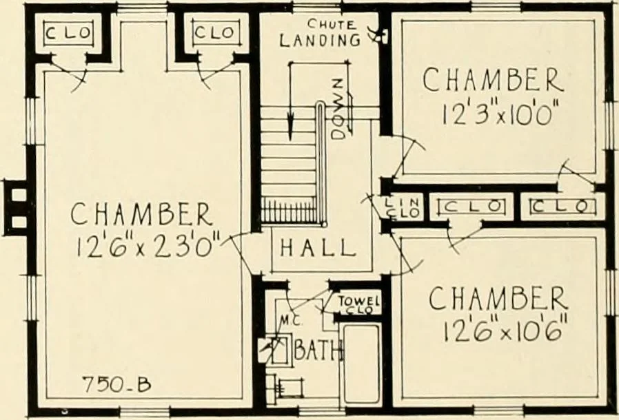 An illustration from Modern homes., 1920, leaf 9