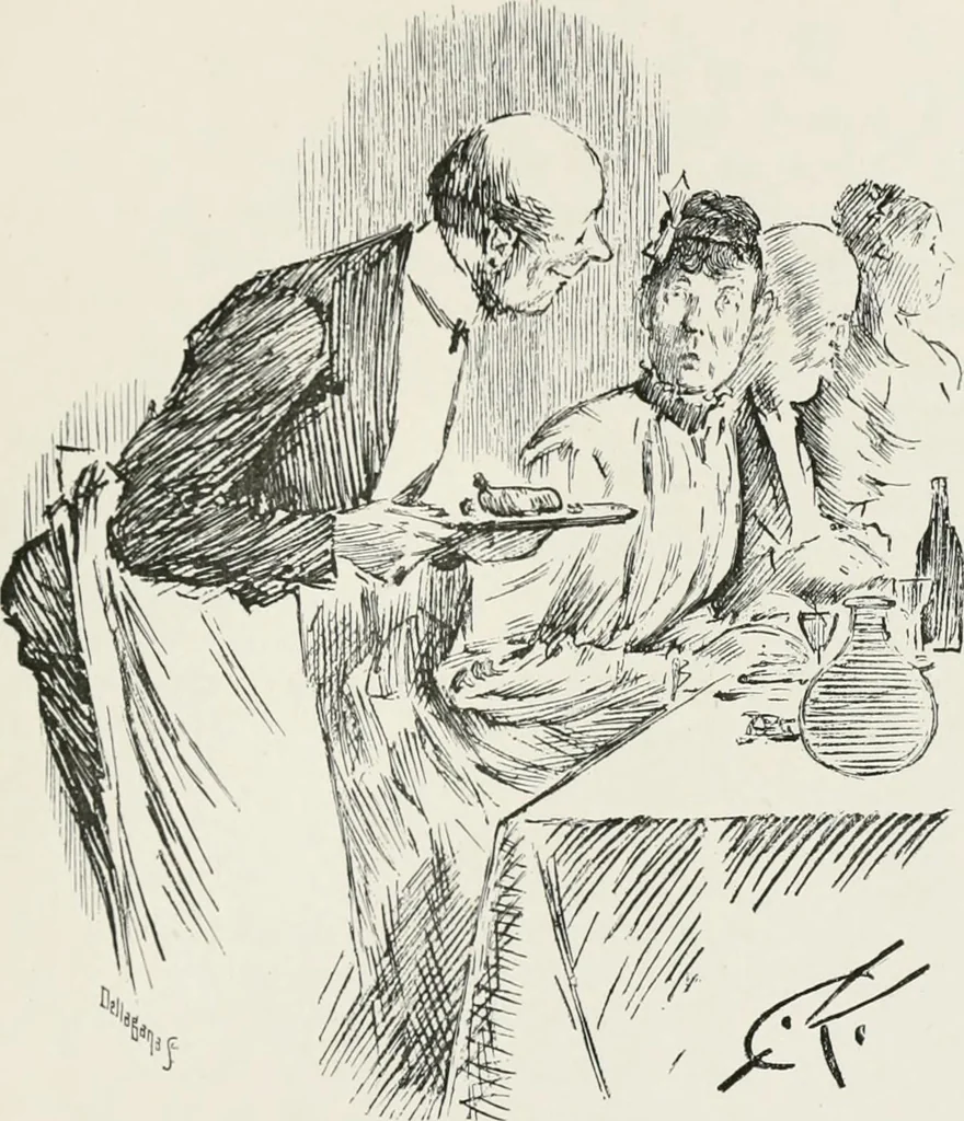 An illustration from Modern illustration, 1895, leaf 100