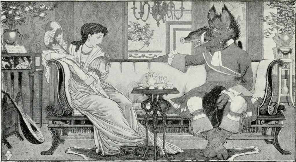 An illustration from Modern illustration, 1895, leaf 122