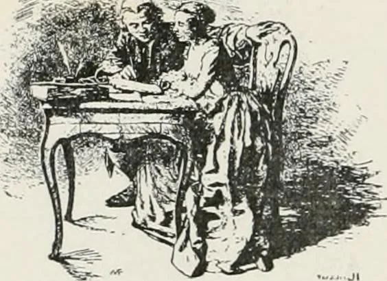 An illustration from Modern illustration, 1895, leaf 131