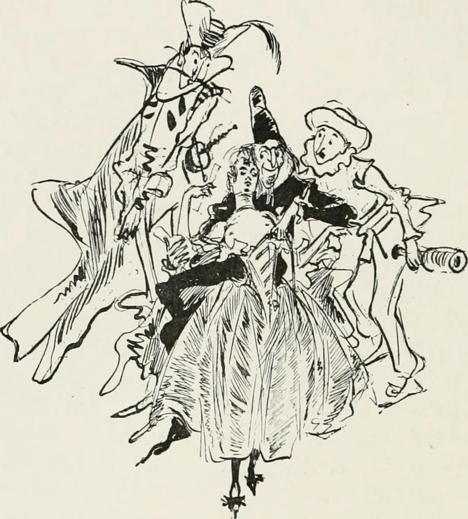 An illustration from Modern illustration, 1895, leaf 145