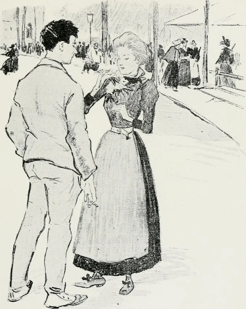 An illustration from Modern illustration, 1895, leaf 162